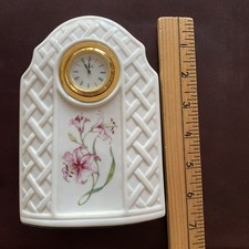 Belleek Country Trellis Clock