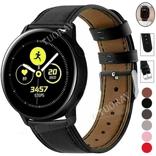 Classic leather wrist band - leather,