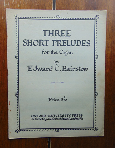 Edward bairstow three short - c,