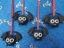 SET OF  4 HALLOWEEN  BATS TREE DECORATIONS