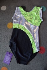 Black, green and silver