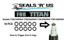 New Model Titan Pressure Washer Quick Release Hose Male End Rubber Seals X 10