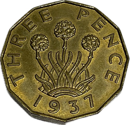 1937 3 pence - -,