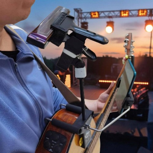 Busking mic bracket - busking,