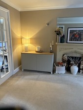 IKEA Besta Sideboard Storage Unit with Adjustable Shelves, 120cm Wide.