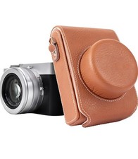 kinokoo Leica D LUX 7  Case - Retro Style PU Leather Carrying Case Bag- Brown