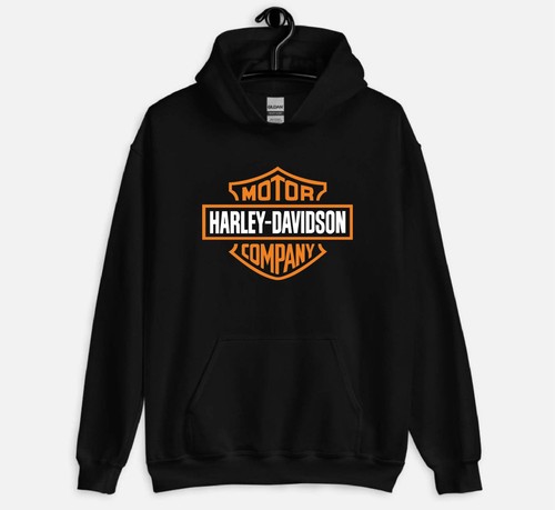 Harley black unisex hoodie - harley,