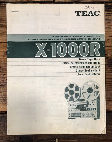 Teac 1000r reel - x-1000r,