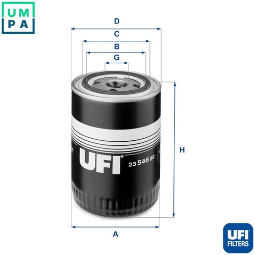 Oil filter 546 - filter, for