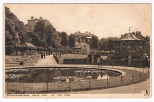 WESTON SUPER MARE POSTCARD - Grove Park & the Fish Pond Weston Super Mare