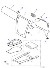 Jaguar Genuine C2P10441 Centre