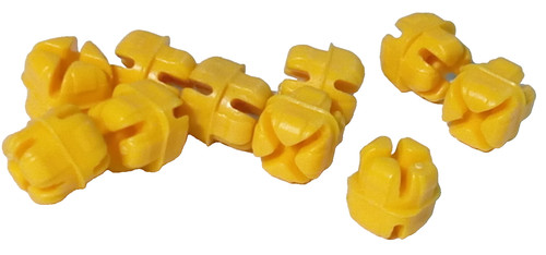 Playmobil x10 yellow - playmobil,
