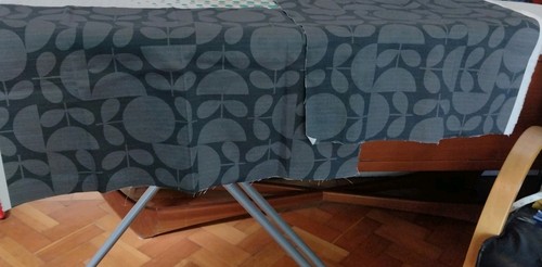 Orla kiely fabric grey stem - orla,