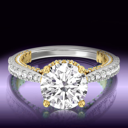 Diamond ring wedding gold lab - diamond,