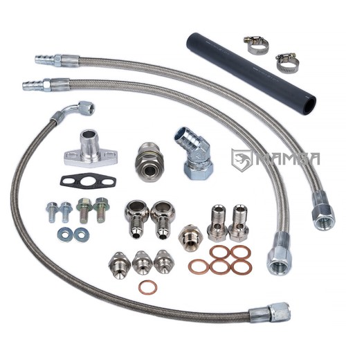 Turbo oil water line - oil, &