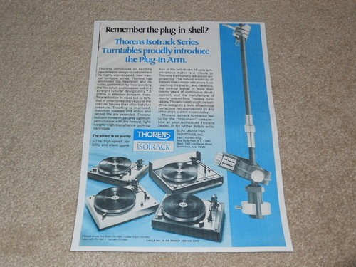 Thorens turntable 1975 - ad,,