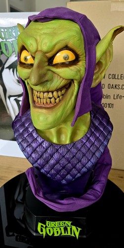 Green goblin life size bust - life,