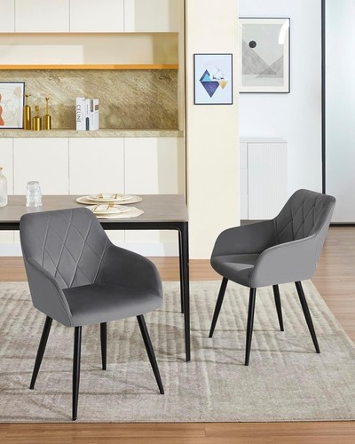 Set velvet dining - of,