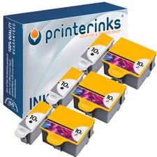 No. 10 Compatible Black & Colour Printer Ink for Kodak Share 5300 5500 - 6 Pack