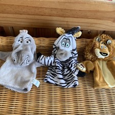 Hand Puppets - From Madagascar Film - Alex,Marty,Gloria by Persil