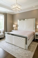 Luxury Starlight Mirror Bed