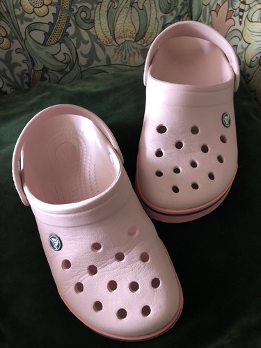 Strawberry icecream pink crocs - icecream,