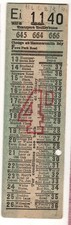 Bus / Tram ticket London