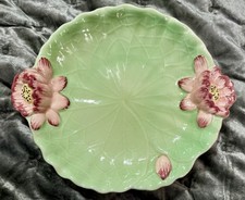 Shorter & Son Majolica Lily Plate Staffordshire Pottery – Hand Painted England
