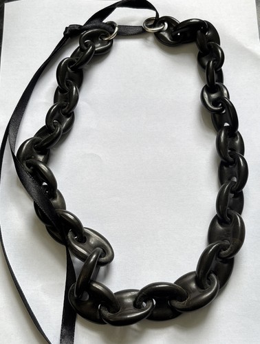 Antique mourning mariner chain