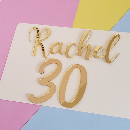 Personalised name with age - personalised,