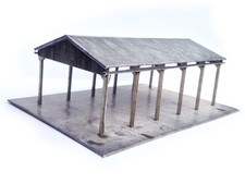LASER CUT OPEN SIDED FARM YARD BARN FOR N SCALE 1:148 2mm MODEL RAILWAY KX015-N