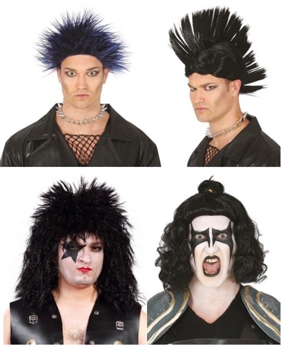 Punk rocker wig rock star - rock,