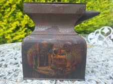 Used Vintage Shop Macfarlane & Lang Anvil Blacksmith Biscuit Tin FREE UK P&P