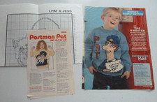 POSTMAN PAT SWEATER KNITTING PATTERNS- X2 - MAGAZINE PAGES