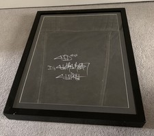 Framed Hand Signed Leather