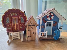 Miniture World Vivid Arts Caravan,beach Hut And Garden Shed. Outdoor Or Indoor.
