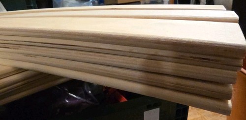 4ft6 double bed slats - 68.5cm, /