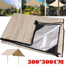3X3 m Camping Tarp Shelter Lightweight For Hammock Tent Canopy Waterproof Mat