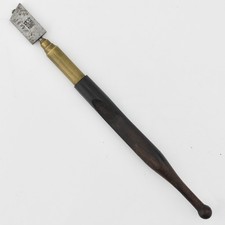 Antique VTG Radcliffes “King Of Diamonds” Diamond Glass Cutter Rosewood Handle