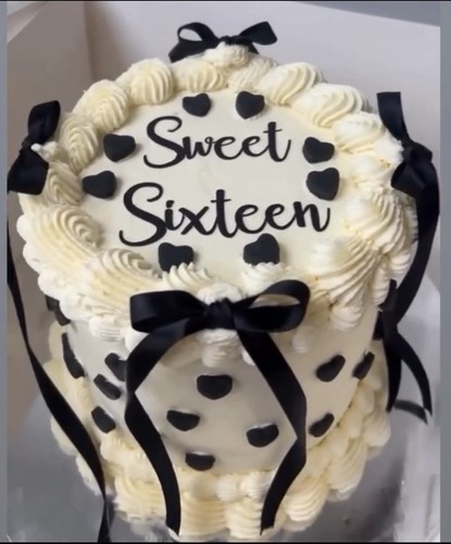 Sweet sixteen cake - charm, 16