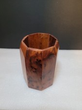 Vintage Thuya Burl Wood - Hex