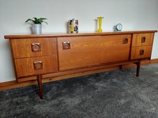 Mid-Century Sideboard Bath Cabinet Makers Teak 