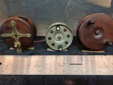 Antique/Vintage Fishing Reels x 3 All Working Great for Collectors
