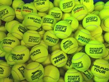 5, 10, 15, 20, 25, 30 Used, All Branded Tennis Balls - In Fabulous Condition