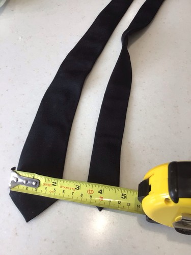 Tie black skinny - 5.5, cm