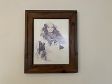 Vintage Sara Moon Print With