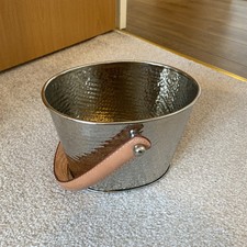 Champagne Hammered Ice Bucket