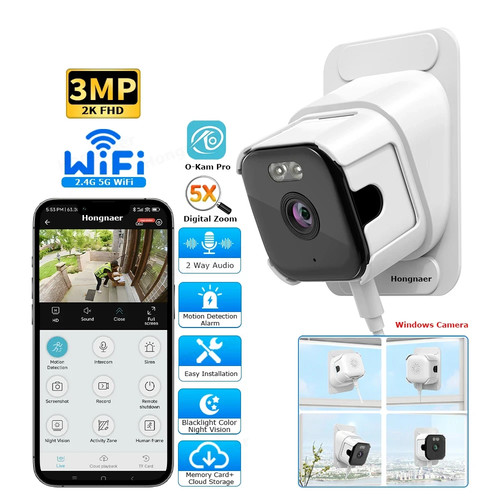 Window home security camera - home,