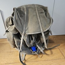 Vintage Bergans Original Canvas Backpack Rucksack mountaineering oslo.