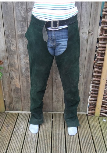 Gibbins green suede leather - gibbins,